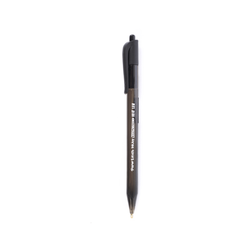 Boligrafo_Kilometrico_100_Retractil_0,7_Negro_Escritura_Fluida_Duradera